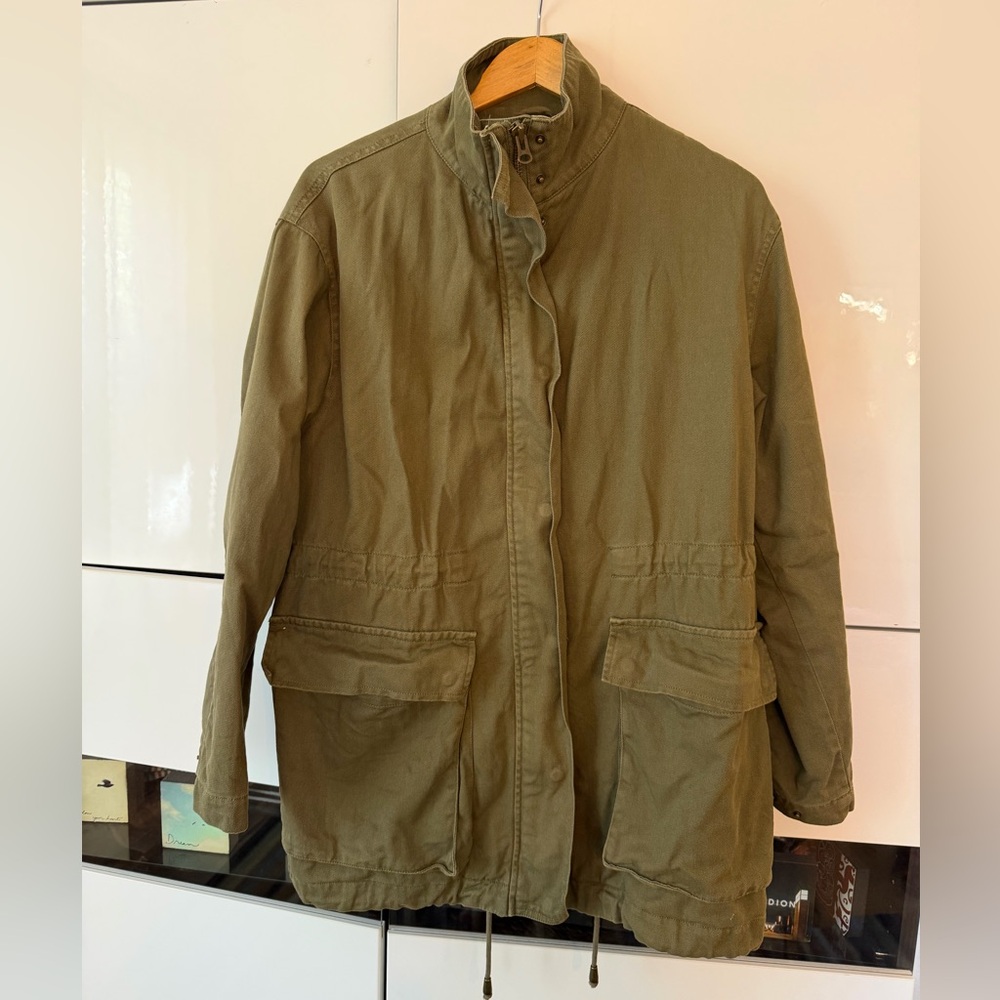 Velvet by Graham & Spencer Olive Green, Light Jacket - Picture 2 of 5